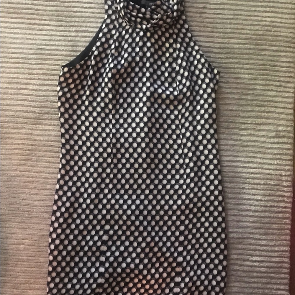 Silk Per Se Black, White and Grey Party Dress.